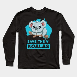 Save the koalas Long Sleeve T-Shirt